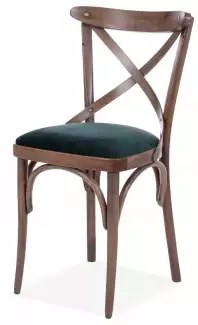Kvalitní buková židle s čalouněným sedákem Cilka 