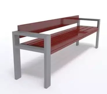 Robustní venkovní lavička Denisa