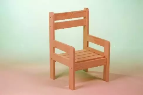 Dětská dřevěná židle pro děti od 2 let