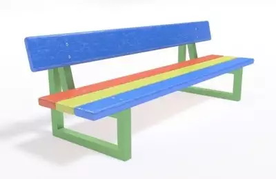 Dětská venkovní lavička v rozměrech 150 cm a 175 cm Evka