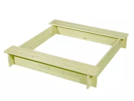 Dětské pískoviště bez krytu se 2 lavičkami