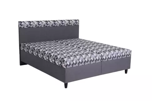 Elegantní celočalouněná manželská postel Roman s úložným prostorem