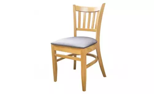 Masivní dubová čalouněná židle Ema