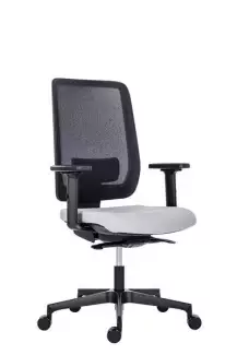 Síťovaná kancelářská židle s vysokým opěrákem bez podhlavníku Net