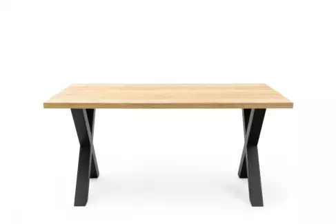 Jídelní stůl s kovovými nohami ve tvaru X Eliáš A504