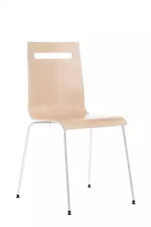 Konferenční židle s velmi pevnou skořepinou z buku Elsa