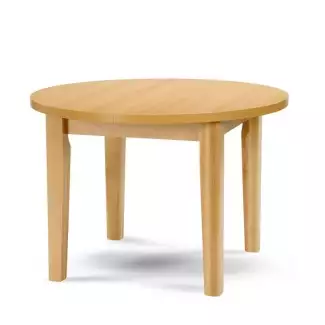 Kulatý jídelní stůl o rozměru 110 cm Fidel