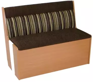 Flexibilní rovná lavice do kuchyně s velkými úložnými prostory
