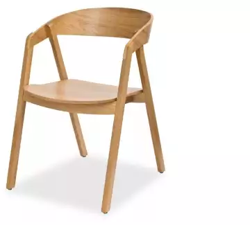 Židle v celodřevěném dubovém provedení Gregor