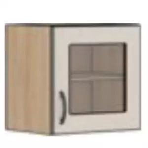 Horní skříňka do kuchyně s poličkou a prosklenými dvířky Lukáš