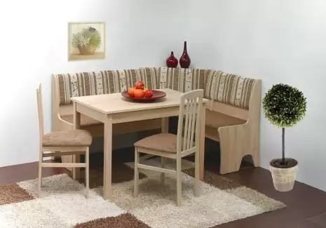 Jídelní sestava: rohová lavice, stůl, židle LEVNĚ!! H10