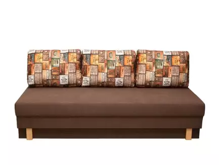 Rozkládací sklopná pohovka s úložným prostorem Hedvika