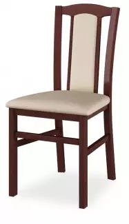 Kvalitní masivní židle s čalouněným podsedákem Hynek