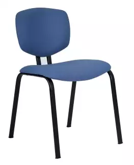 Čalouněná jednací židle s osobitým designem Stretta