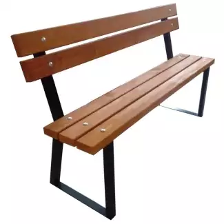 Klasická venkovní lavička Iva - výška sedu 47 cm