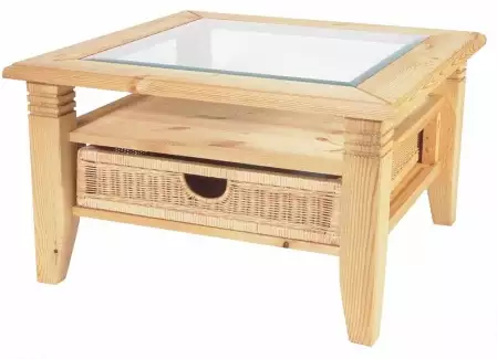 Konferenční čtvercový stolek do obýváku Jasna 1