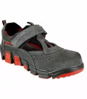Pracovní obuv S11535 KEVIN S1 šedo-červená