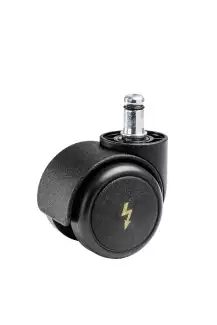 Měkké antistatické kolečko pro kancelářské židle s průměrem 50 mm