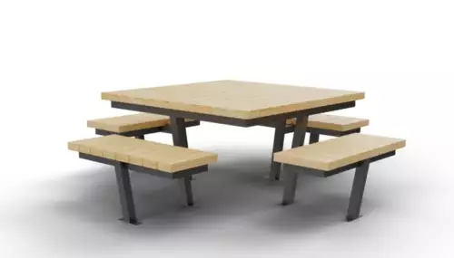 Vysoce kvalitní piknikový set v moderním designu vhodný do parků Veronika