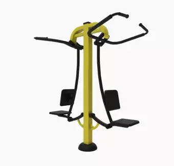 Venkovní posilovací fitness stroj pro posílení vrchní části těla Přitahovač