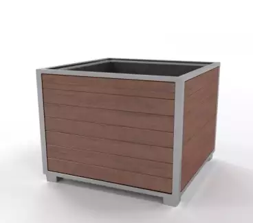 Masivní venkovní květináč s ocelovou nosnou konstrukcí Farben