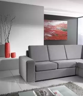 Trojsed o šířce 256 cm s rozkladem na lůžko o šířce 210 cm Labe