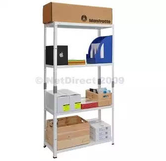 Lakovaný kombinovaný regál HEX - kovový