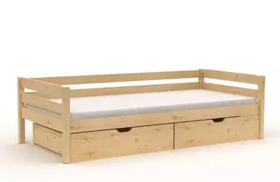 Dětská postel s úložným prostorem a zábranou Leontýnka L729
