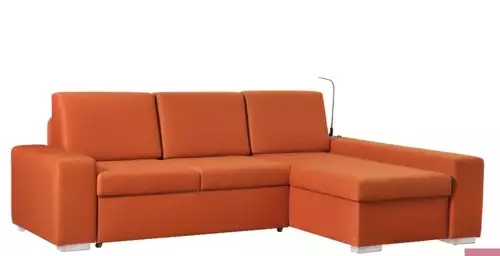 Komfortní rozkládací sedací souprava Leoš