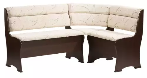 Rohová jídelní lavice Lída s úložnými prostory