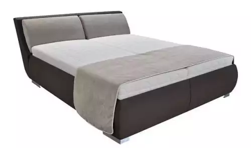 Luxusní čalouněné dvoulůžko s úložným prostorem a polohovacím roštem Tigger