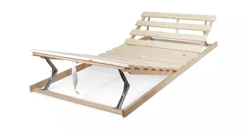 Polohovací laťkový rošt s pevnou středovou částí Melissa double flex