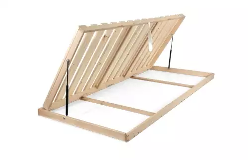 Pevný laťkový rošt s výklopným systémem ze strany Melissa  side