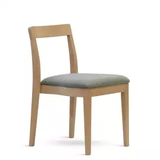 Stohovatelná jídelní židle s lehkou konstrukcí Mia