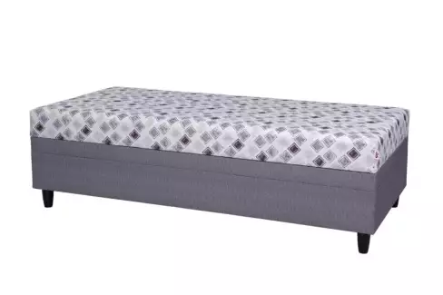 Kvalitní čalouněná pružinová nebo sendvičová válenda s úložným prostorem Viktor