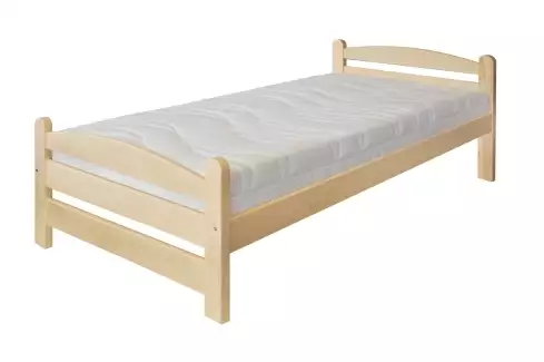 Levná postel Naomi z masivu smrku 90x200 cm až 180x200 cm