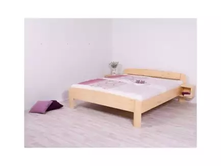 Masivní smrkové dvojlůžko ve verzi letiště v různých mořeních Linda