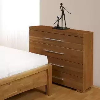 Masivní komoda se čtyřmi nebo šesti zásuvkami do ložnice Celine