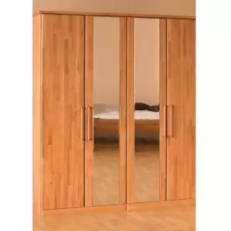 Pětidveřová nebo šestidveřová celomasivní skříň do ložnice Cynthia