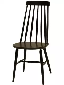 Jídelní celodřevěná buková židle se sedmi lamelami v opěrce