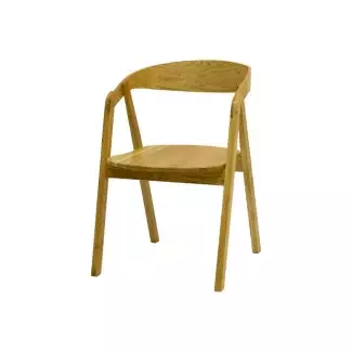 Celodřevěná dubová židle v moderním designu Barbora