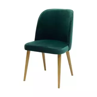 Celočalouněná jídelní židle z dubového masivu Leopold