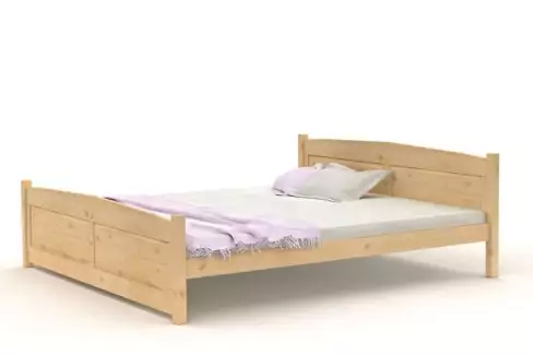 Bytelná masivní postel z borovice s nosností až 300 kg
