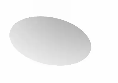 Jednoduché a elegantní oválné koupelnové zrcadlo Vilém