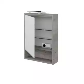 Jednodvéřová galerka s asymetrickým dělením zrcadla Filip