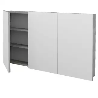 Jednoduchá třídveřová koupelnová galerka bez osvětlení