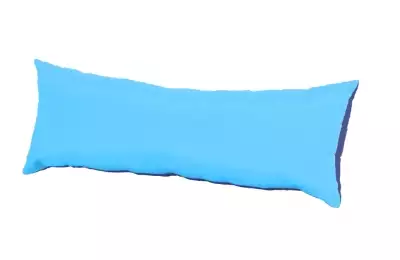 Obdélníkový polštář modrý