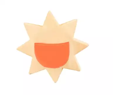 Textilní veselé sluníčko