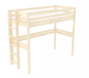 Palanda se spaním v horní části z masivu s děleným čelem Emil