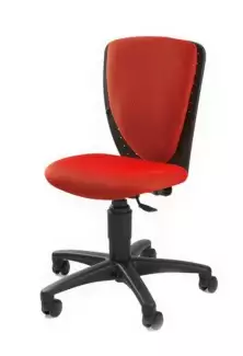 Moderní kolečková židle z textilie vhodná k psacímu stolu Apoleona